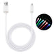 LED Colorful Charging Cable for Apple and Android Phones