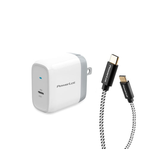 45W USB-C Charger PowerLot Super Fast Charger& 6FT Cable S22 Ultra Charger 45W S21 Ultra Charger GaN USB C Charger with PD 3.0 PPS/AFC for Galaxy S22S21 Z Flip 5 Fold 5 iPhone 16iPadMacBook