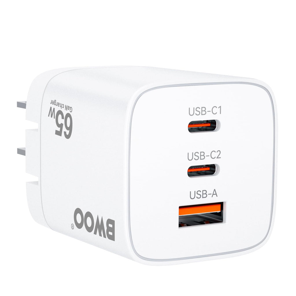 65W USB C Charger Block3 Ports GAN USB C ChargerFOLDABLE USB A Charger AdapterTYPE C WALL Charger for iPhone 15 Pro Max/14/13/12/11MacBookGalaxy S24/S23/S20/S10DELL XPS13NOTE 20IPAD PROPIXEL8