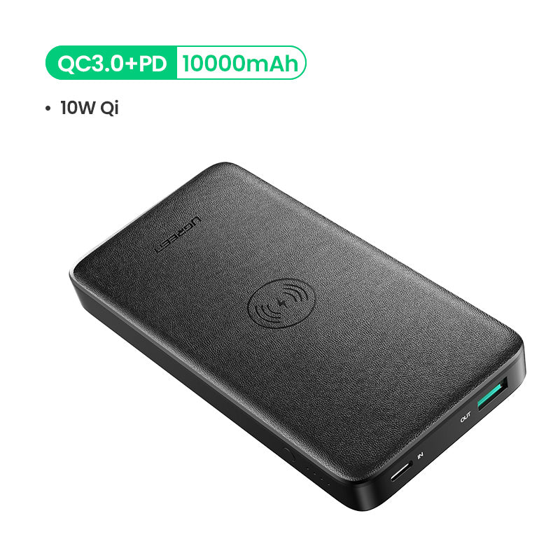 10000mAh Wireless Power Bank with 10W Fast Charging
