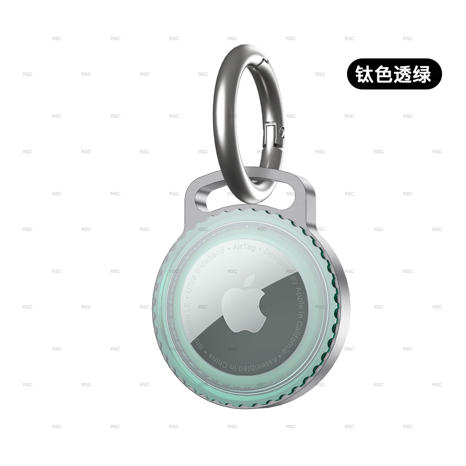 Funda Metálica para AirTag con Llavero — Resistente al Agua