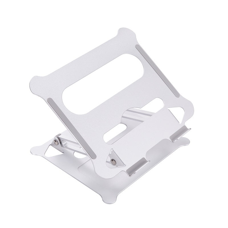 Soporte Plegable para Portátil de Aluminio — Altura Regulable y Diseño Ergonómico