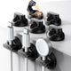 8-Pack Cable Clips LISEN Desk Organizers and Accessories [Pull-Smooth Strong Hold] Cable Organizer with 4 Extra Adhesive Pads Cord Holders for Nightstand Home Office Car Desktop