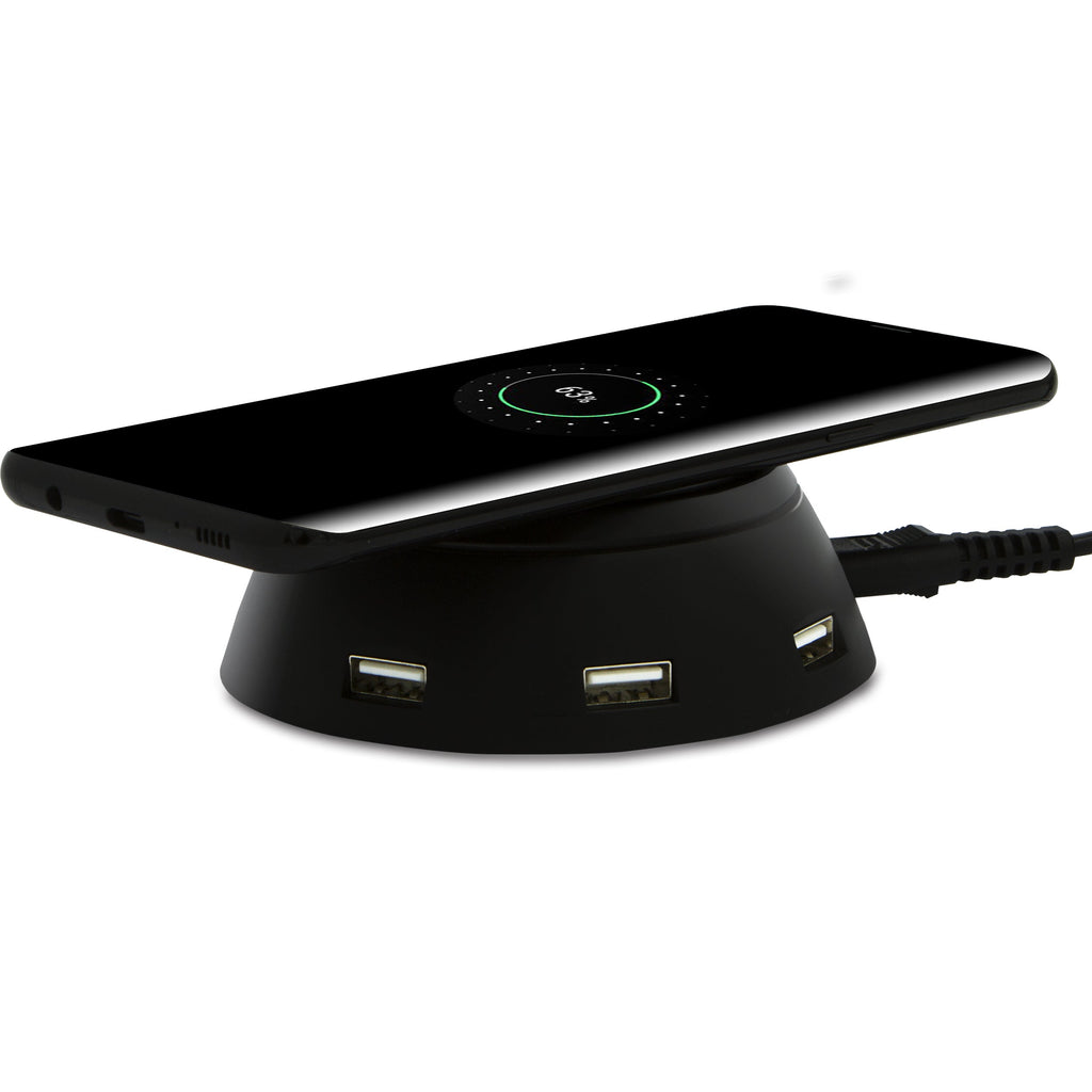 Merry Go Around Qi Wireless Charger With 6 USB Ports