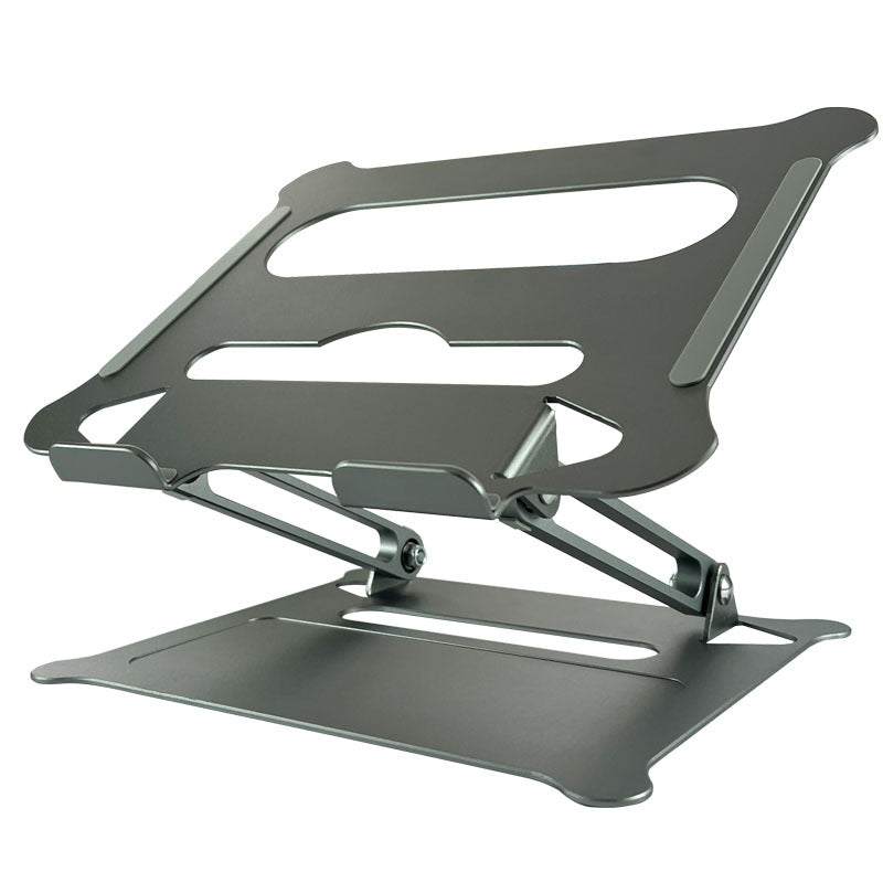 Soporte Plegable para Portátil de Aluminio — Altura Regulable y Diseño Ergonómico