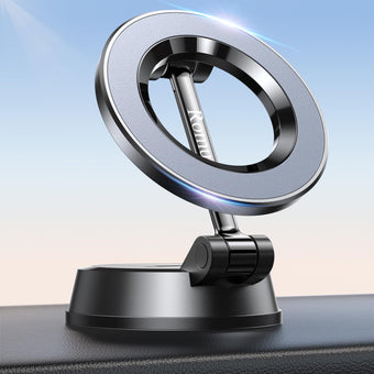 for MagSafe Car Mount【Windshield + Dash】Suction Cup Magnetic Phone Holder for Car Phone Holder Mount【Strong Magnets】Foldable Cell Phone Mount Hands Free Car Phone Holder for iPhone 16 Pro Max 15 14 13