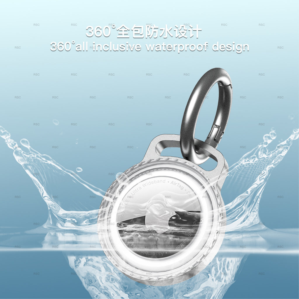Funda Metálica para AirTag con Llavero — Resistente al Agua