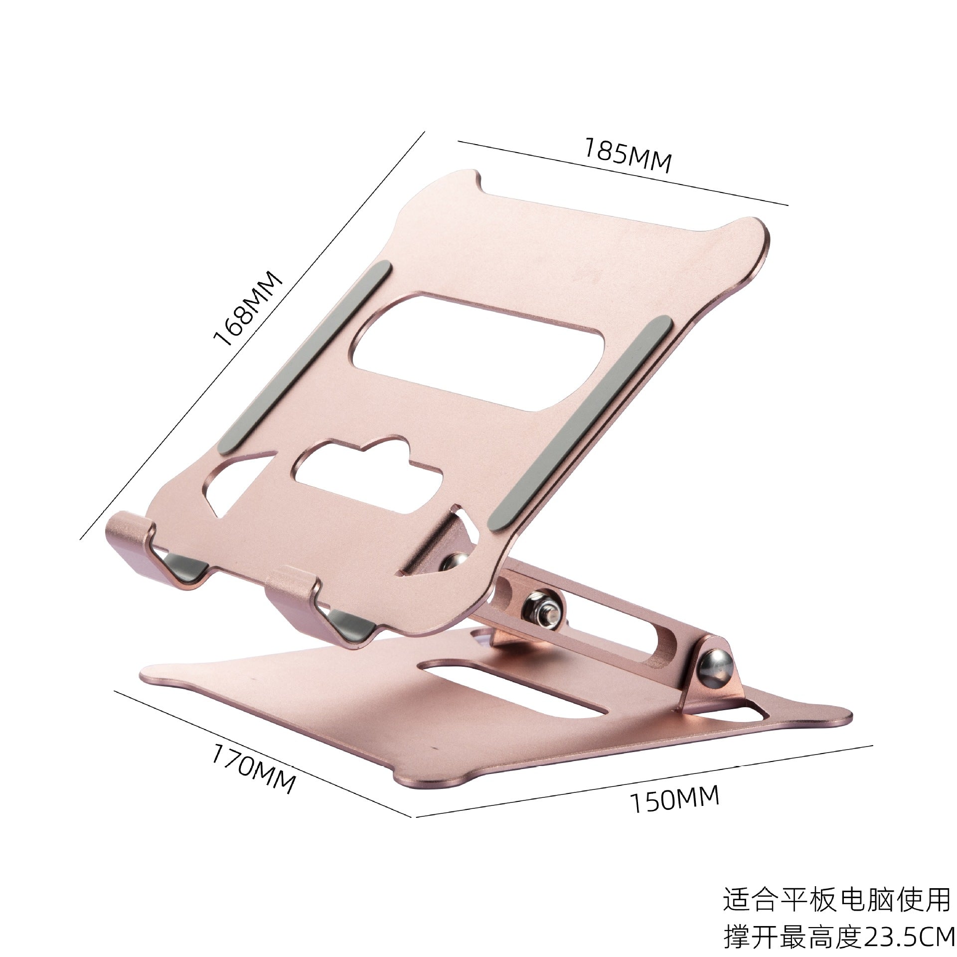 Soporte Plegable para Portátil de Aluminio — Altura Regulable y Diseño Ergonómico
