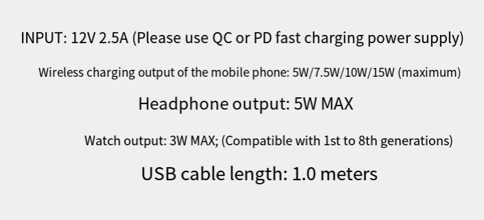3 In 1 Foldable Magnetic Wireless Charger Stand For iPhone 15, 14, 13 Pro/Max/Plus, AirPods 3/2 Station Dock Fast Charger Holder