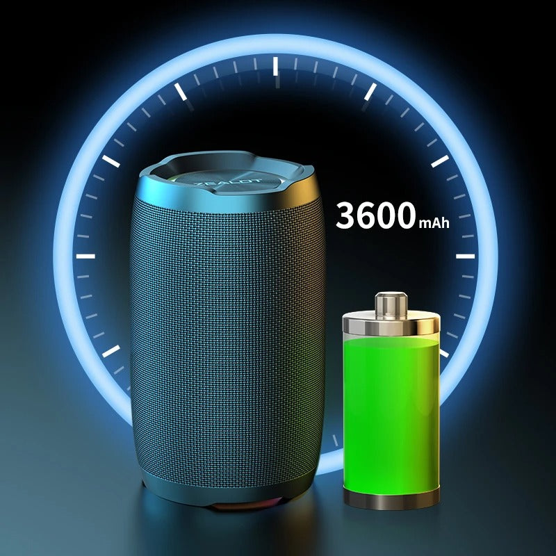 Zealot S49 — Altavoz Bluetooth Portátil 20W con Sonido 360°