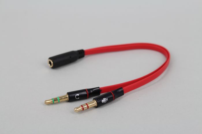 Cable Doble Puerto para Auriculares y Ordenador