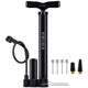 VIMILOLO Bike Pump Air Bicycle Pump Inflator for Presta and Schrader Valve Tire Ball Bike Portable Pumps 160PSI & 11BAR