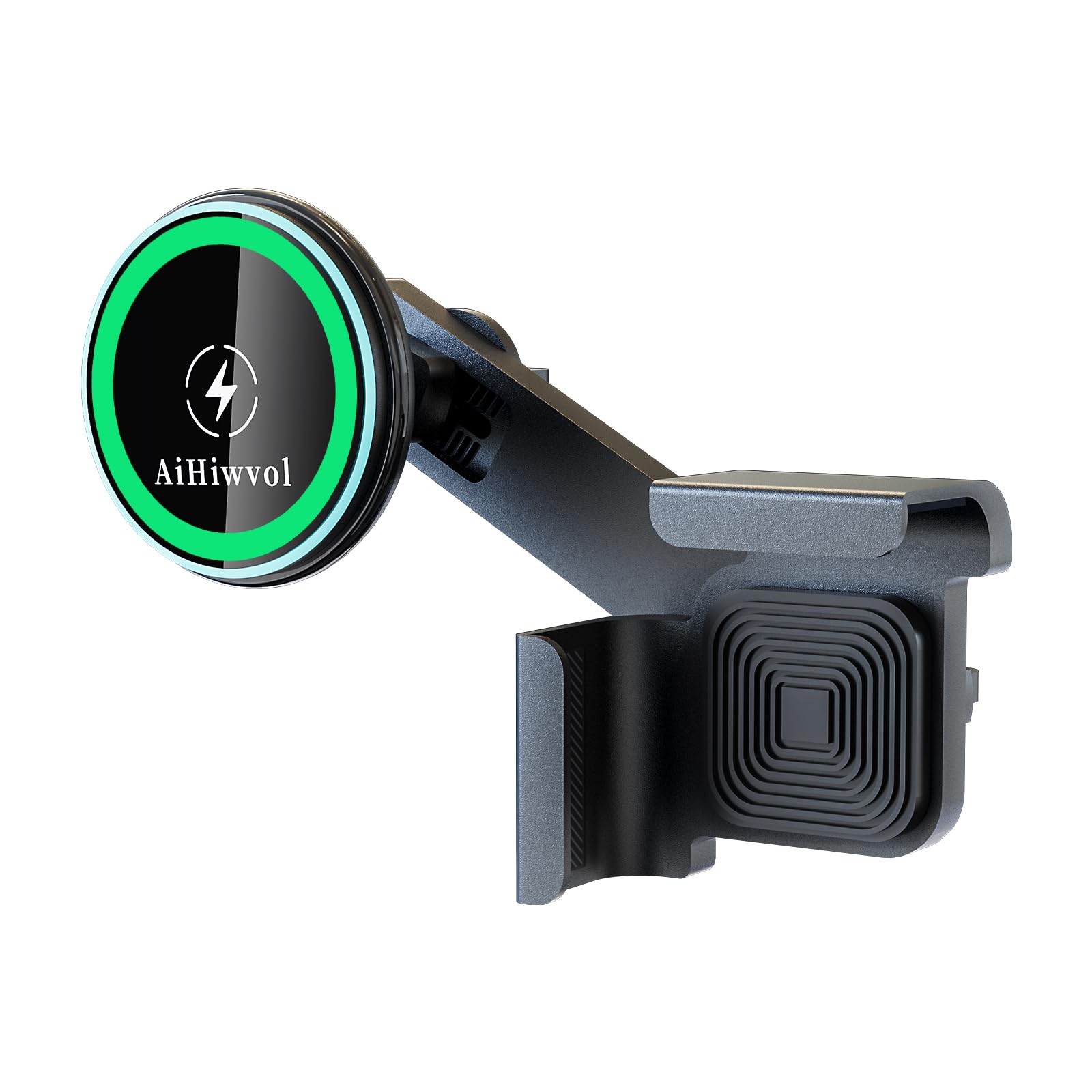 for Qi2 15W Tesla Phone Mount Charger, Fast Wireless Charging Phone Holder for Tesla Model Y/Model 3/ Cybertruck/Laptop, Tesla Phone Charger for iPhone 16/15/14/13/12 Series