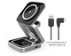3 In 1 Foldable Magnetic Wireless Charger Stand For iPhone 15, 14, 13 Pro/Max/Plus, AirPods 3/2 Station Dock Fast Charger Holder