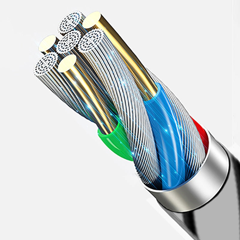 LED Colorful Charging Cable for Apple and Android Phones