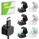 CeroDimo 12 Pack Magnetic Cable Clips Adjustable Desk Cord Holder and Cable Organizer for Home Office Car Nightstand Adhesive Wire Holder for USB Phone and Desktop Management
