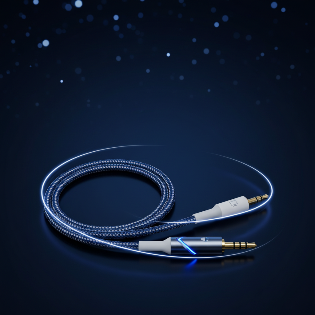 Cable Doble Puerto Auriculares Zurtly